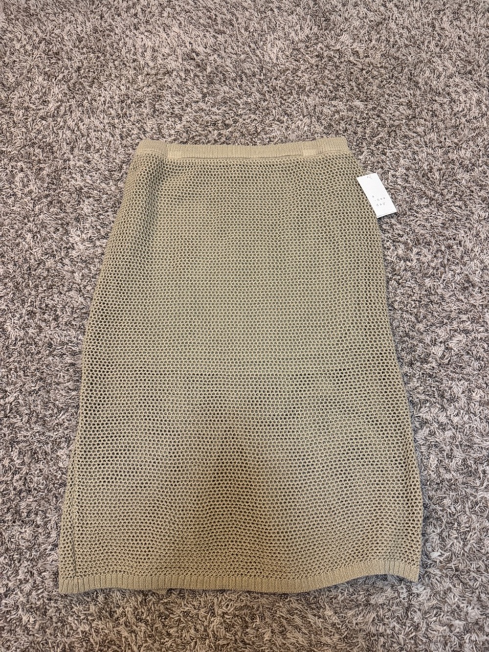 a new day Tan Knit Pencil Skirt